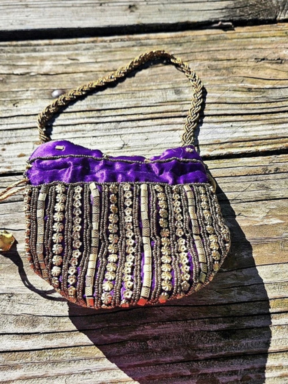 New Traditional Ethnic Women Potli Clutch Bag Handbag